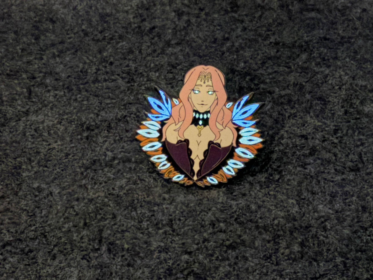 FE3H Cornelia - Those Who Slither In The Dark - Glow in the Dark Hard Enamel Pin