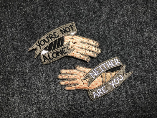 Reylo Quote Embroidery Patches - You’re Not Alone // Neither Are You