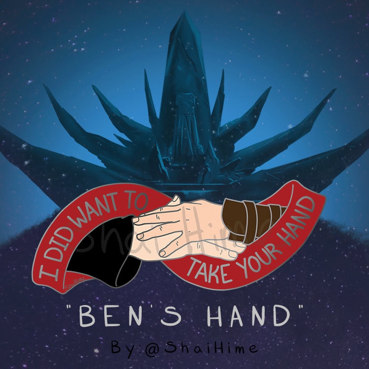 I Did Want to Take Your Hand - Reylo Quote Hard Enamel Pin