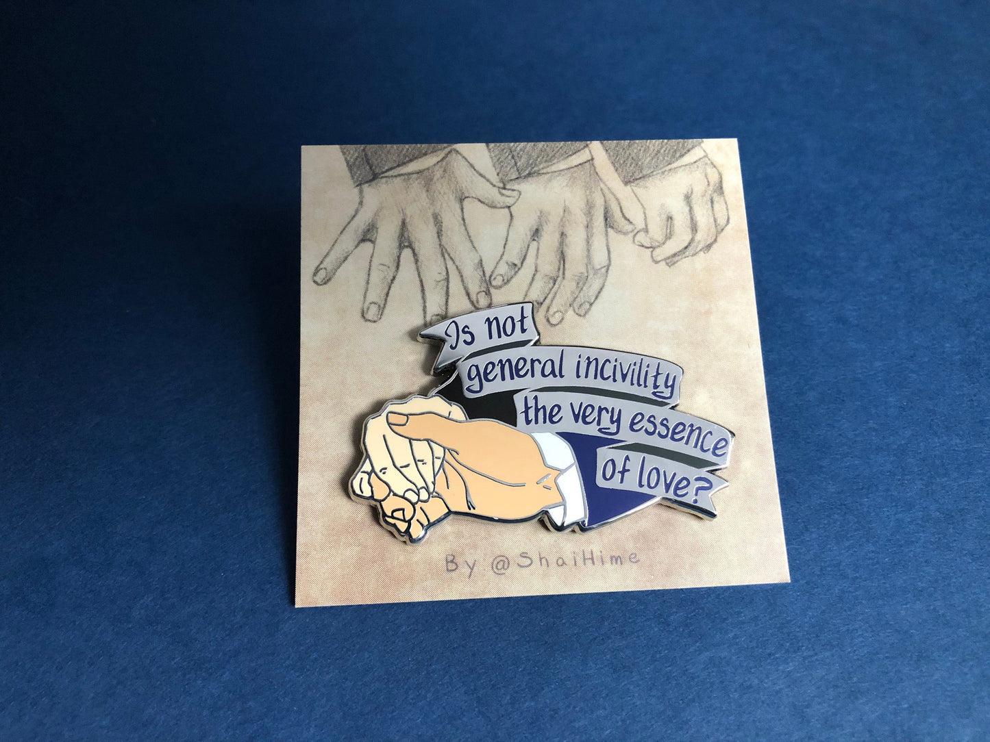 Of Love - Pride and Prejudice - Hard Enamel Pin